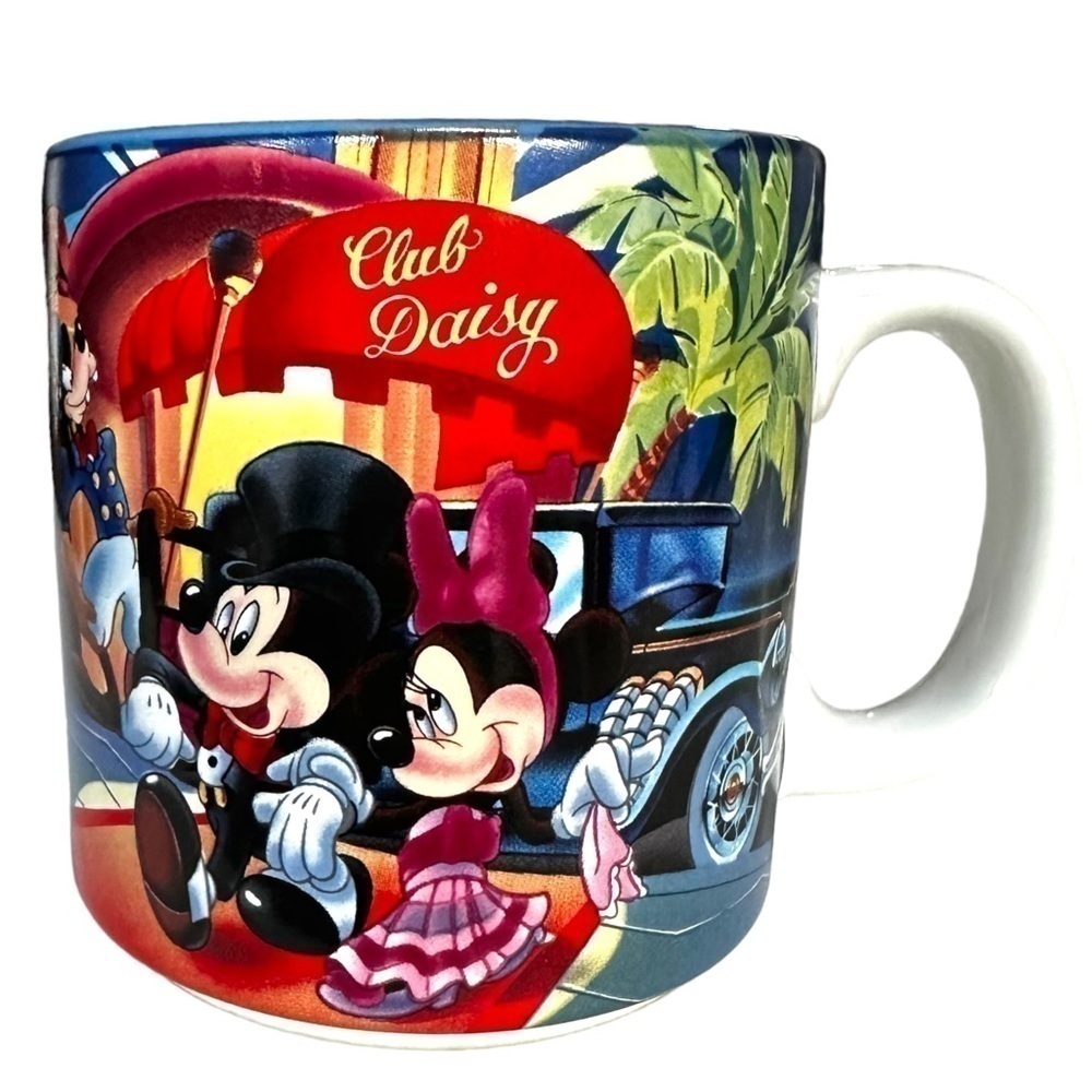 Disney vintage 1987 mug club Daisy MGM Studio coffee cup Mickey Mouse Mi…​​​